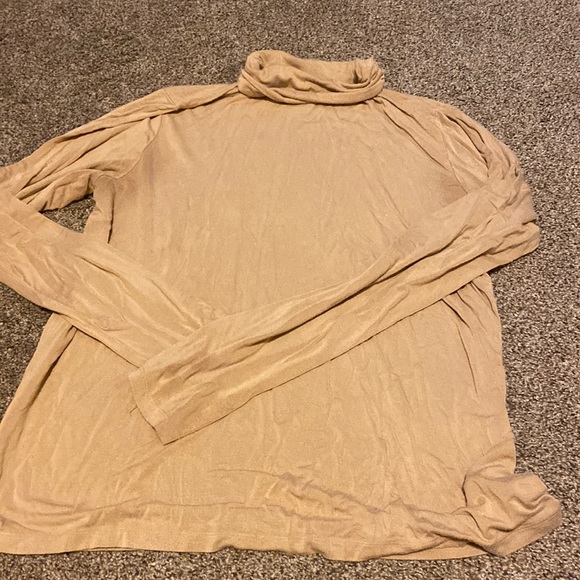 by chicos Tops - Yellow Turtleneck Long-Sleeve, Size 3